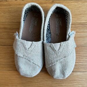 Toms hemp/silver shimmer, Baby Size 6